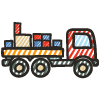 Lithographix printing semitruck icon